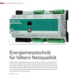 Energiemesstechnik für höhere Netzqualität